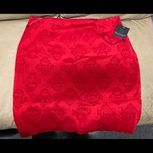 Apostrophe Mini Skirt in Red NWT Sz 18